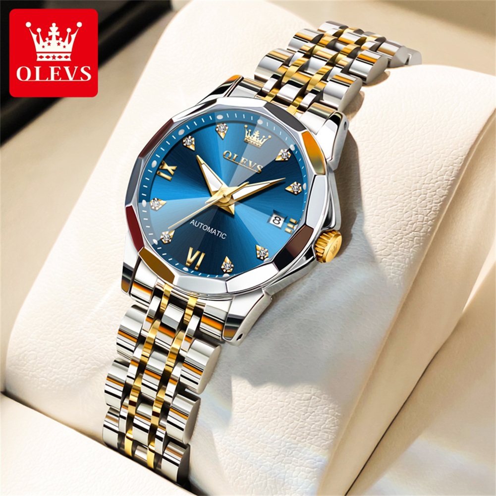 Anti-Magnetic Watch - OLEVS 9982 kadın saatleri köpüklü parlayan