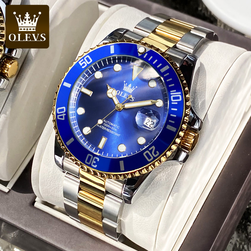 Rolex Watch Datejust - OLEVS erkekler otomatik İzle lüks dalış