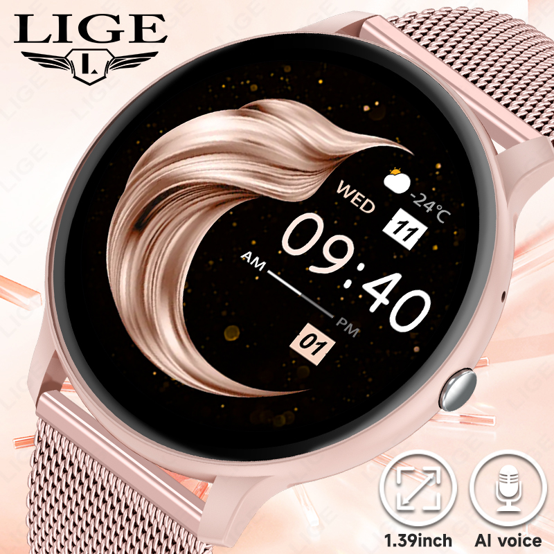Smartwatch Ladies Watches For Women - 2026 yeni kadın Bluetooth çağrı akıllı