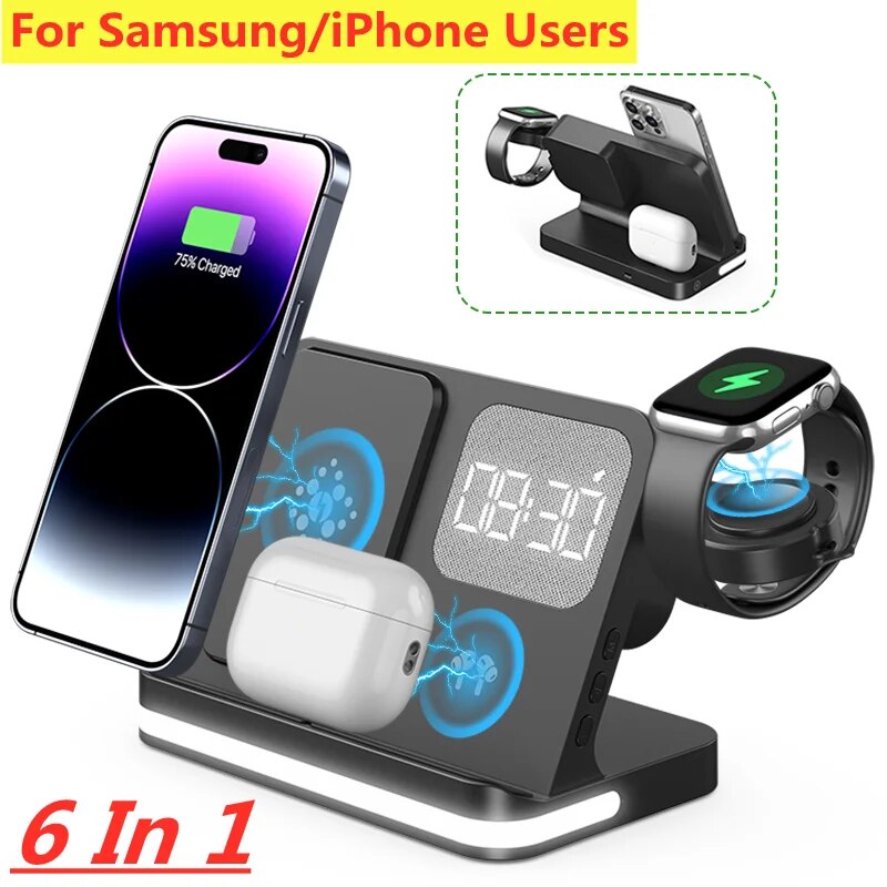 Smartwatch Apple Watch - Kablosuz Şarj Standı iPhone 15 14