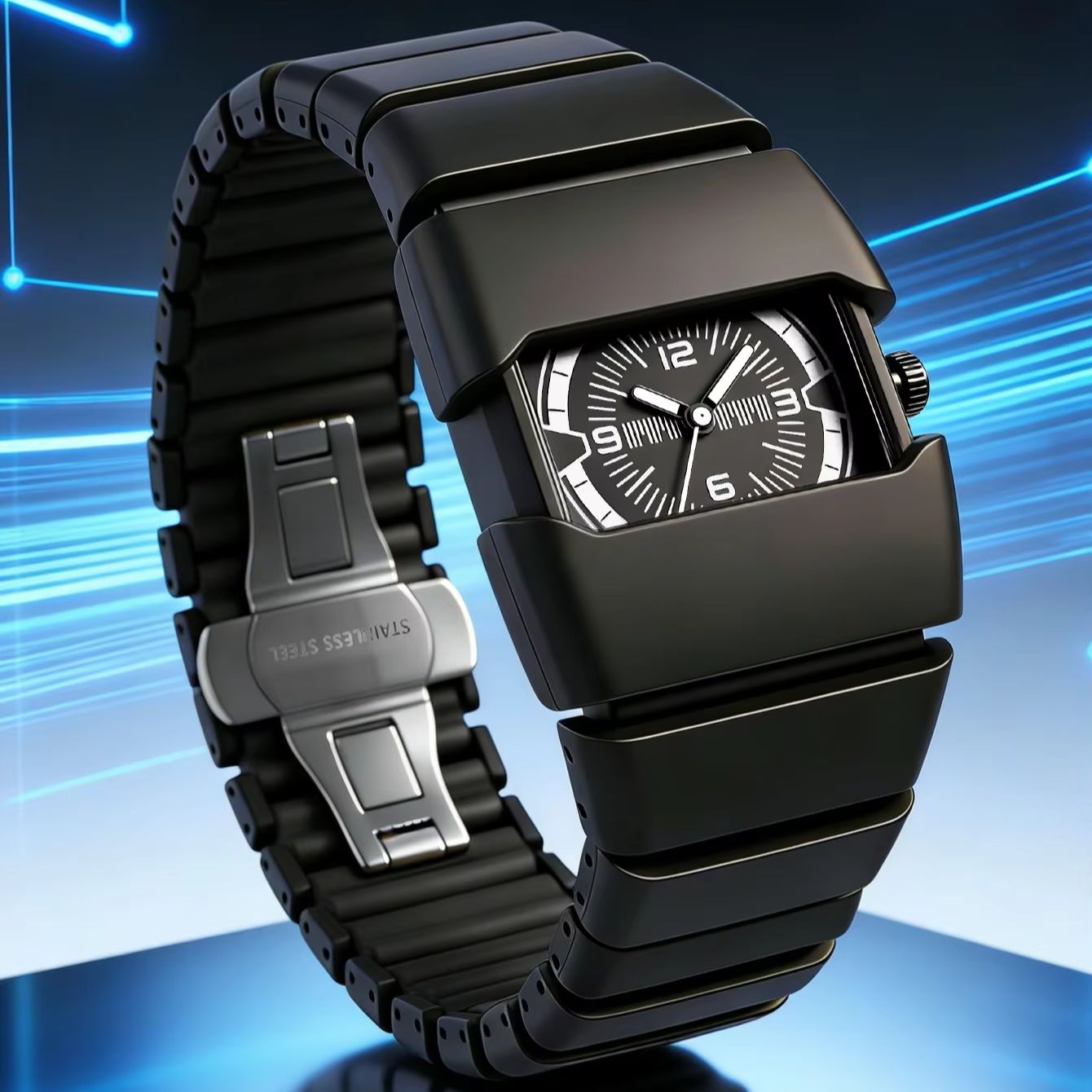 Analog Quartz Watch - TOMI Moda Erkek Dijital Saat Günlük