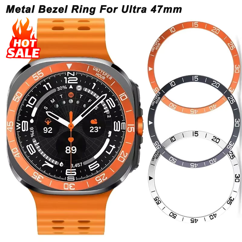 Watch Smartwatch Android - Metal Kapak Çerçeve Halkası Kılıf Samsung