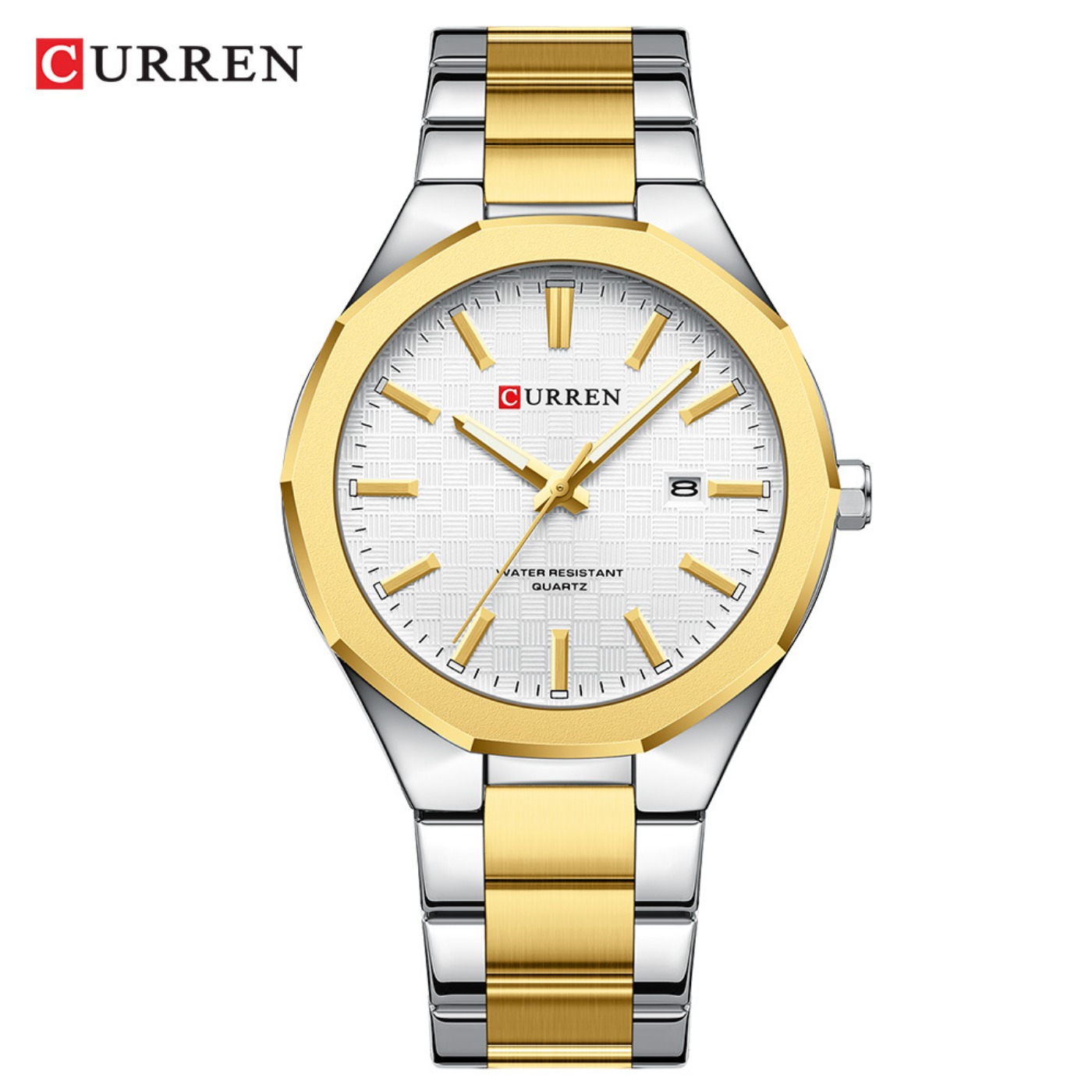 Analog Quartz Watch - CURREN erkek basit siyah kadranlı saatler
