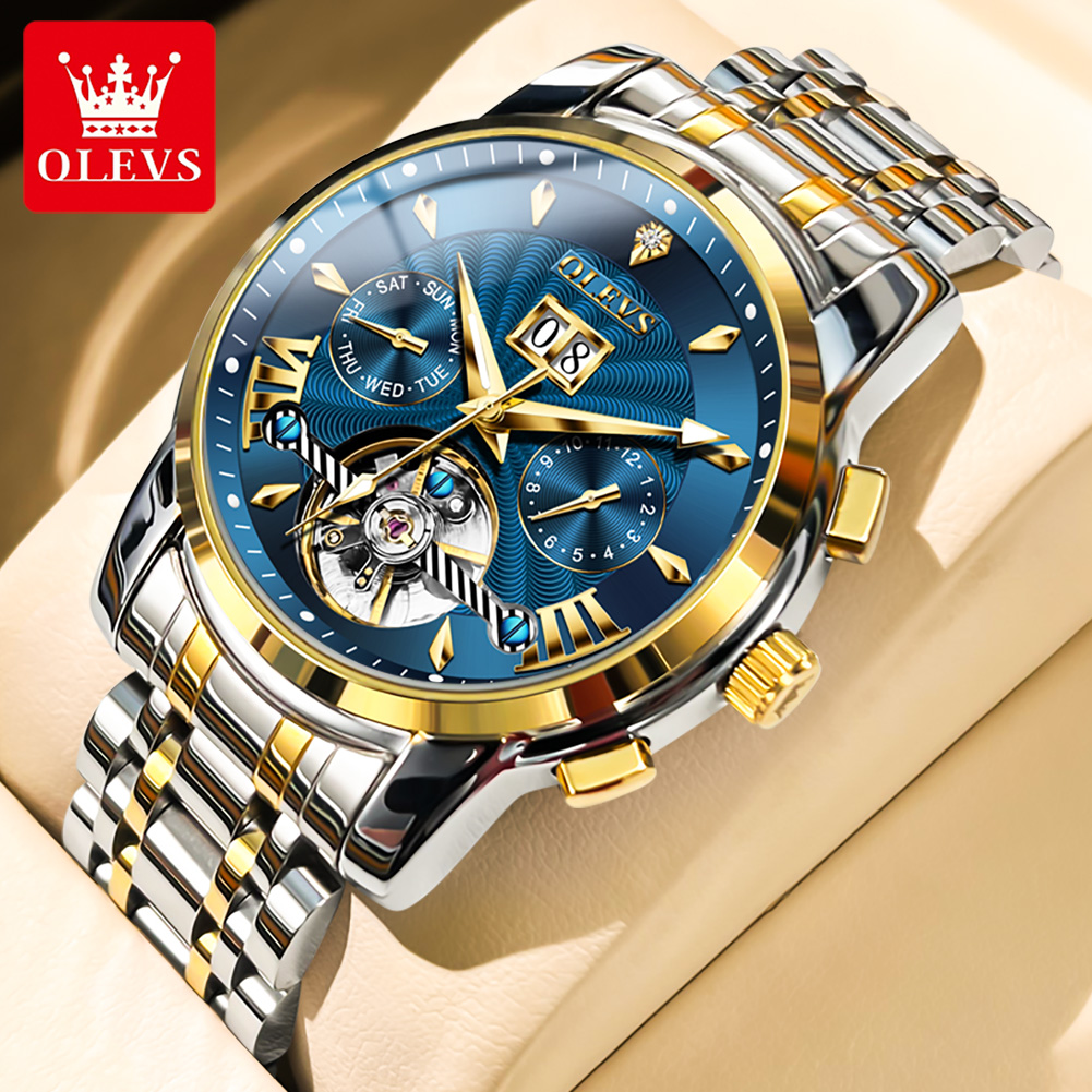 Anti-Magnetic Watch - OLEVS Erkekler Saatler Lüks Moda Ince