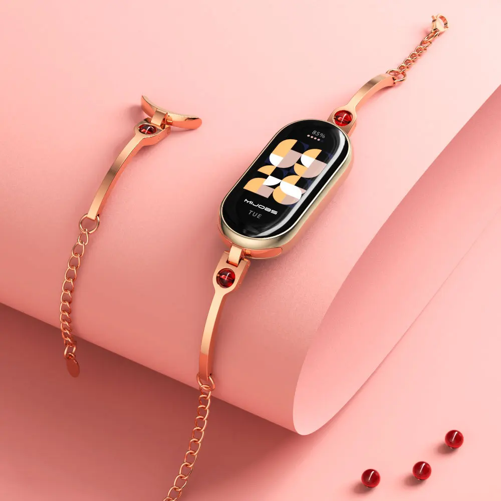 Watch Smartwatch Android - Xiaomi Mi Band 8 için Paslanmaz