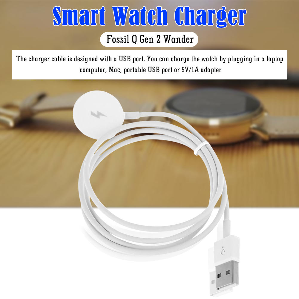 Fossil Watches Smartwatch Gen 3 - Saat şarj kablosu USB şarj standı