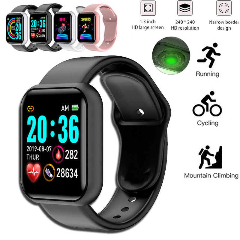 Smartwatch Digital Watches For Women - Dijital saat kan basıncı nabız monitörü