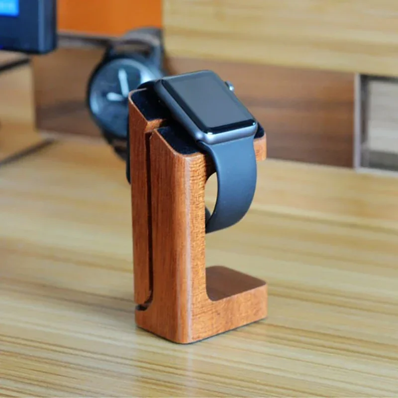 Ahşap Apple Watch Şarj Standı  - Smartwatch Apple Watch incelemesi ve fiyatı