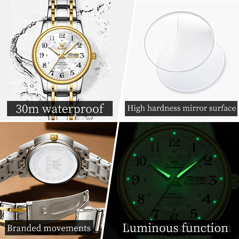 OLEVS 2891 Lüks Marka Moda kad - Anti-Magnetic Watch incelemesi ve fiyatı