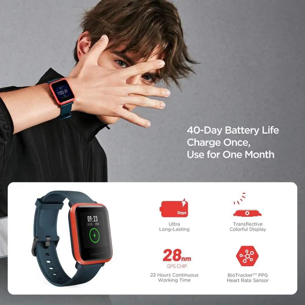 Orijinal Amazfit Bip S Akıllı  - Smartwatch Refurbished Watches incelemesi ve fiyatı
