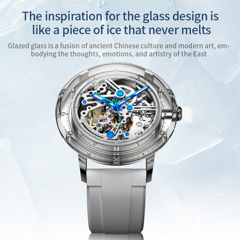 Yeni Özelleştirilmiş Erkek Mek - Skeleton Mechanical Watch incelemesi ve fiyatı