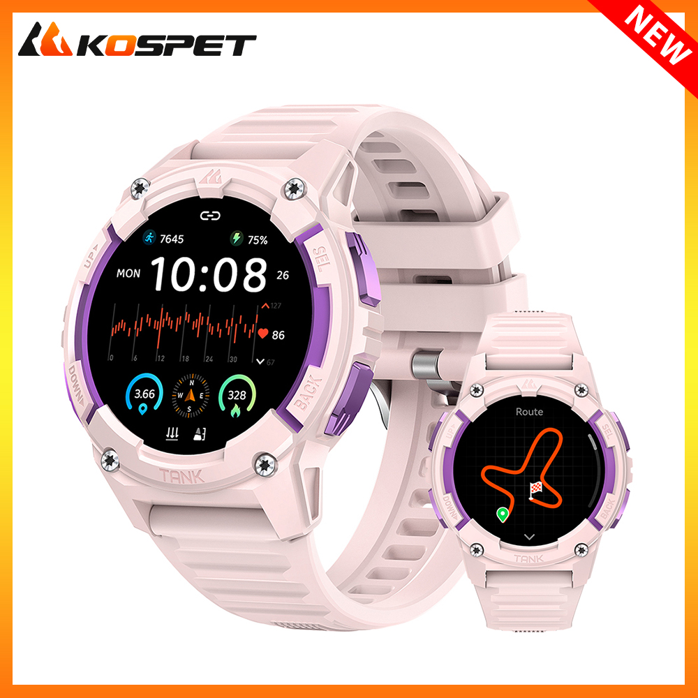 KOSPET TANK S2 GPS Akıllı Saat - Smartwatch Digital Watches For Women incelemesi ve fiyatı