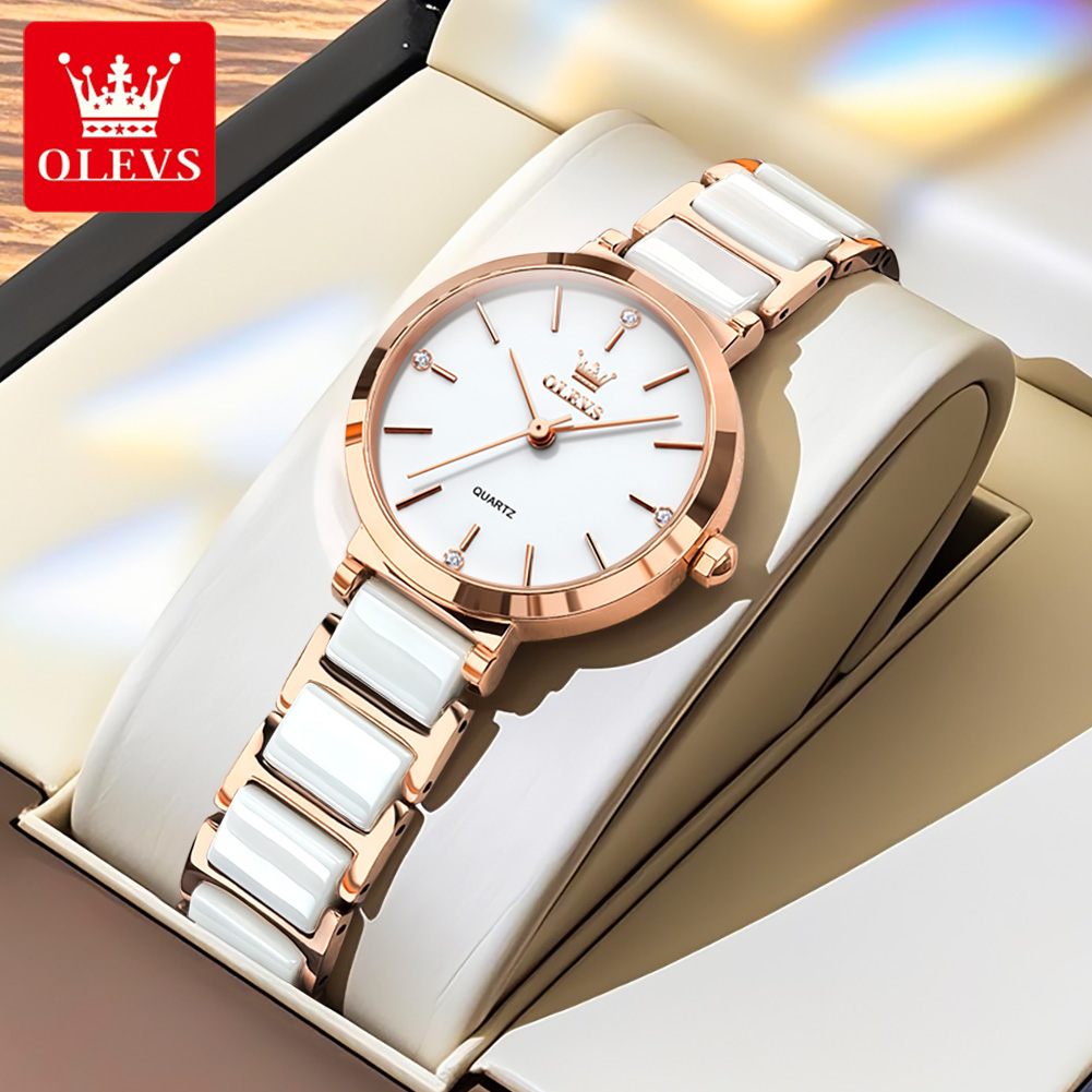 OLEVS Kadın Saati 5877 Lüks Za - Analog Quartz Watch incelemesi ve fiyatı