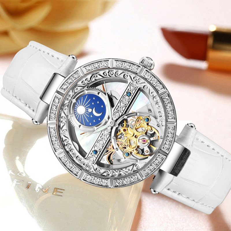 Bayanlar Izle Otomatik Kadın L - Skeleton Mechanical Watch incelemesi ve fiyatı