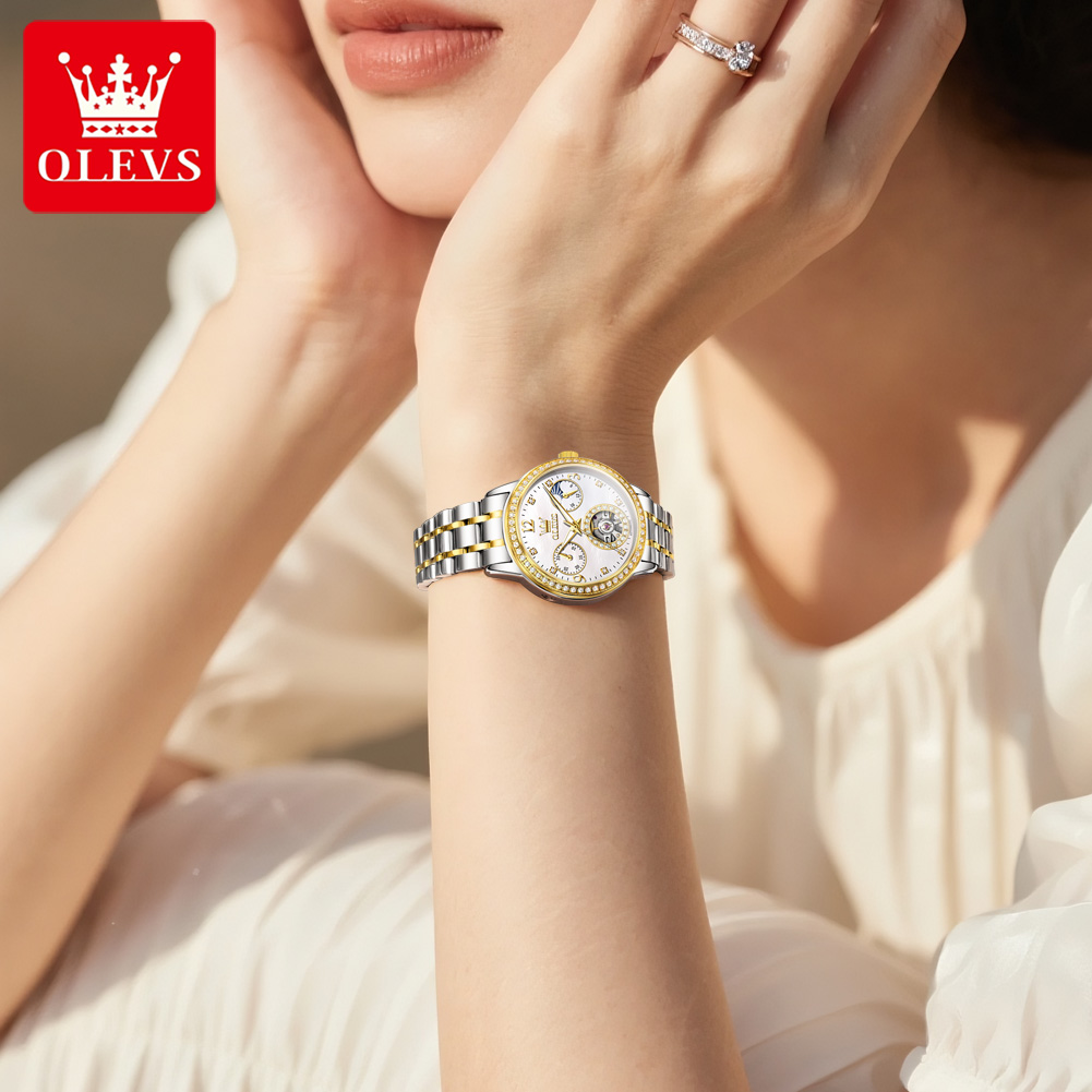 OLEVS Kadınlar İçin Otomatik S - Skeleton Mechanical Watch incelemesi ve fiyatı