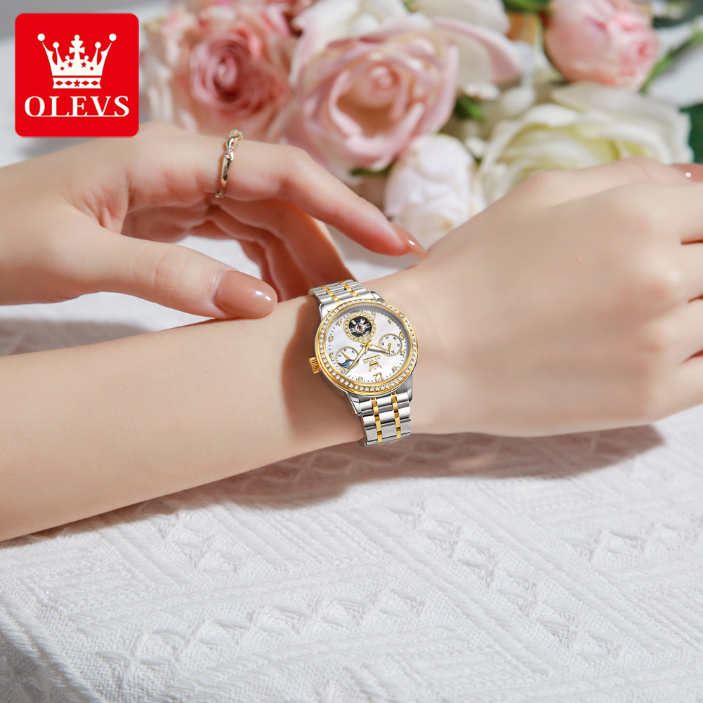 OLEVS Kadınlar İçin Otomatik S - Skeleton Mechanical Watch incelemesi ve fiyatı