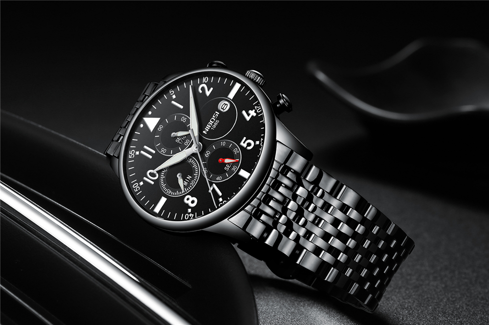 NIBOSI Moda Erkek Saatleri Üst - Anti-Magnetic Watch incelemesi ve fiyatı