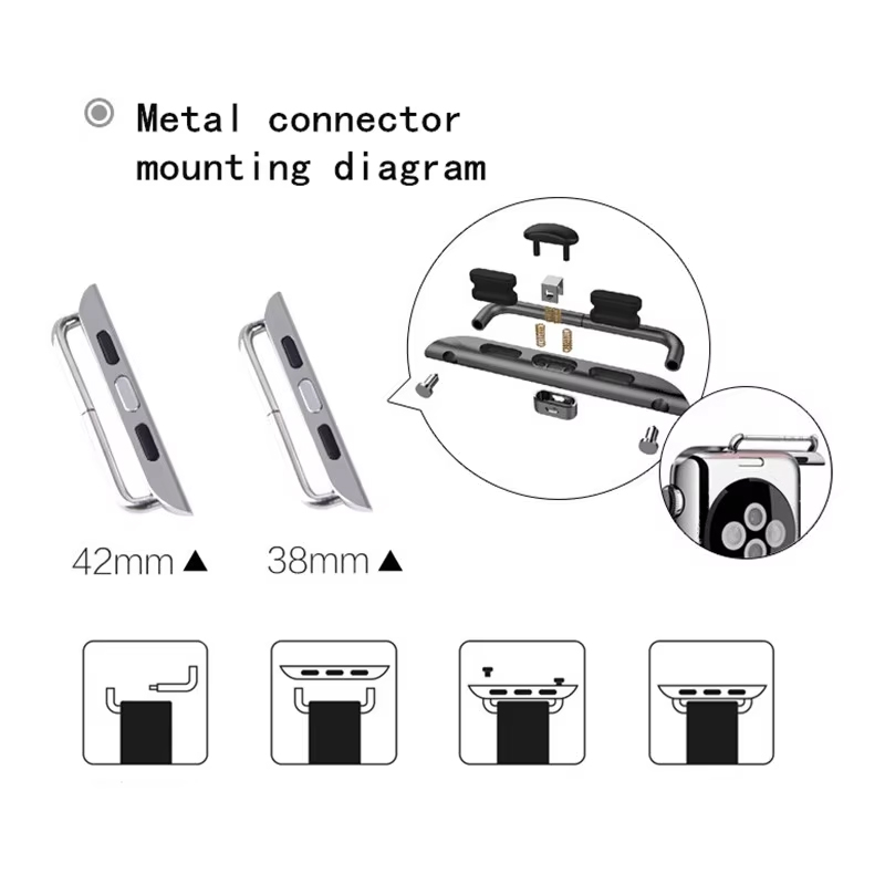 2 adet Paslanmaz Çelik Konnekt - Replacement Watch Bracelet incelemesi ve fiyatı