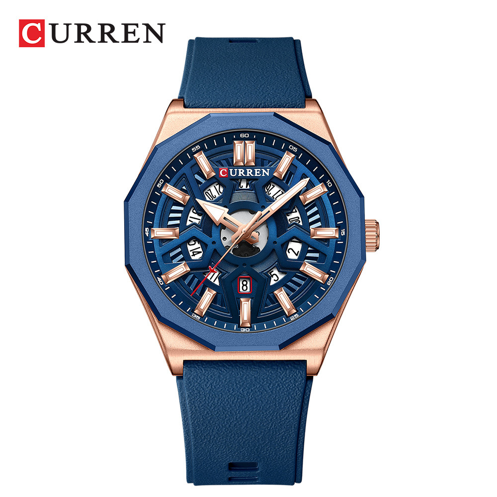 CURREN 8437 Unisex Minimalist  - Skeleton Mechanical Watch incelemesi ve fiyatı