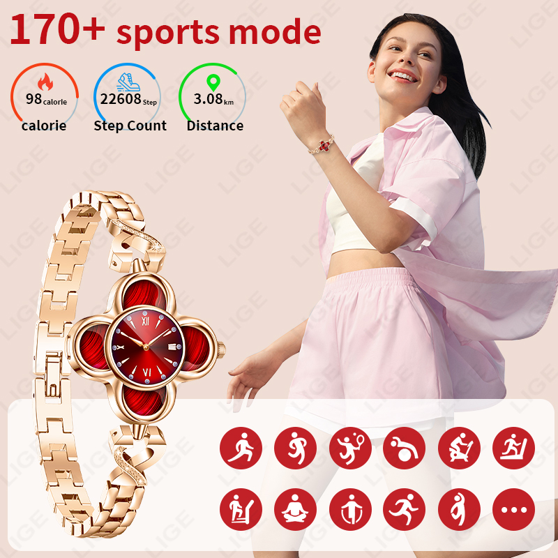 LIGE Kuvars Akıllı Saat AI Bil - Smartwatch Digital Watches For Women incelemesi ve fiyatı