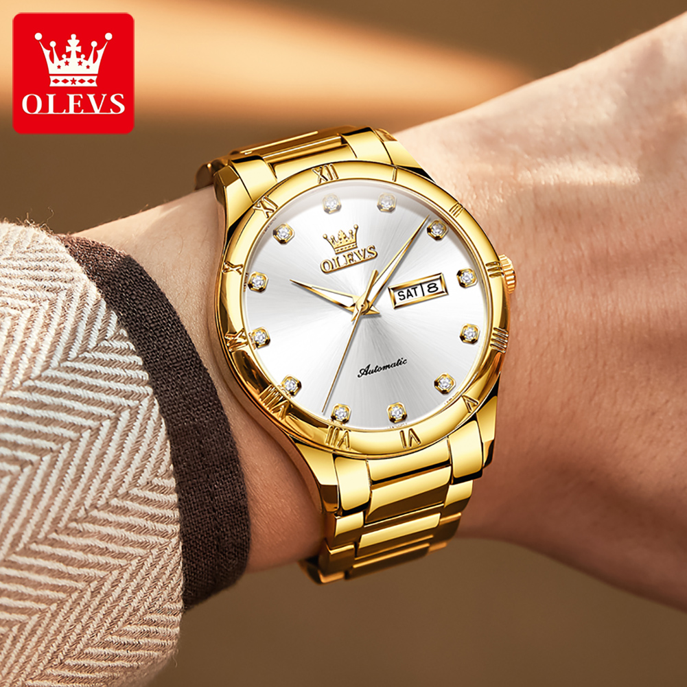 OLEVS erkek saatleri lüks raha - Anti-Magnetic Watch incelemesi ve fiyatı