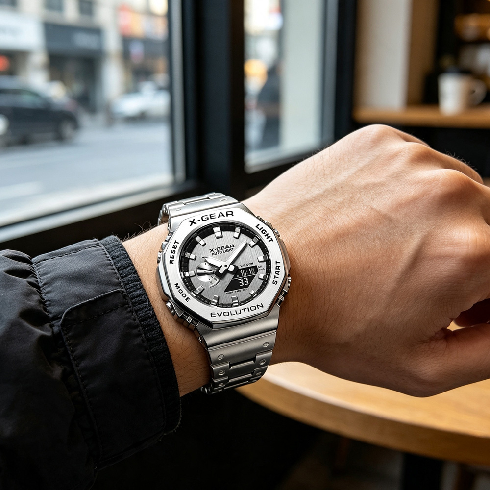 X-GEAR Çift Ekranlı Dijital Sp - Smartwatch Digital Watches For Women incelemesi ve fiyatı