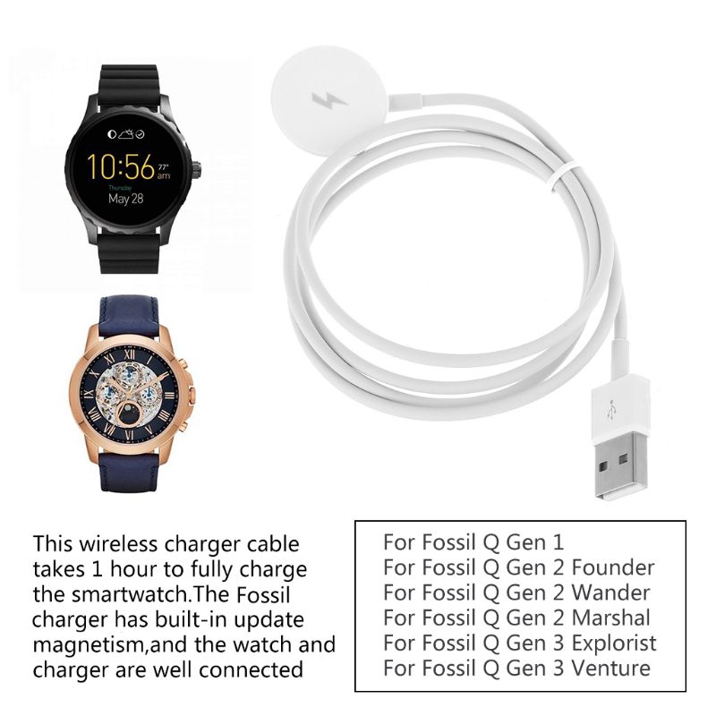 USB Saat Şarj Cihazı Adaptörü  - Fossil Watches Smartwatch Gen 3 incelemesi ve fiyatı