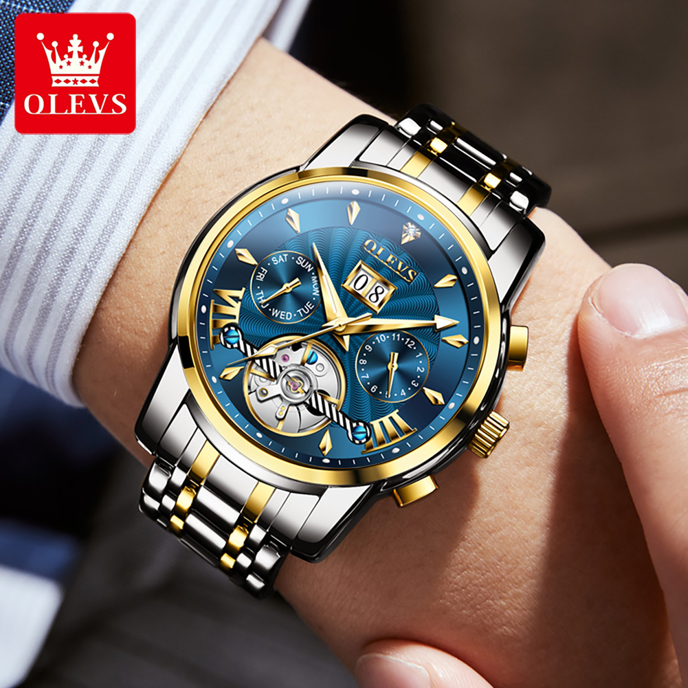 OLEVS Erkekler Saatler Lüks Mo - Anti-Magnetic Watch incelemesi ve fiyatı