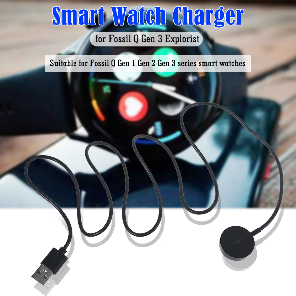 Saat şarj kablosu USB şarj sta - Fossil Watches Smartwatch Gen 3 incelemesi ve fiyatı
