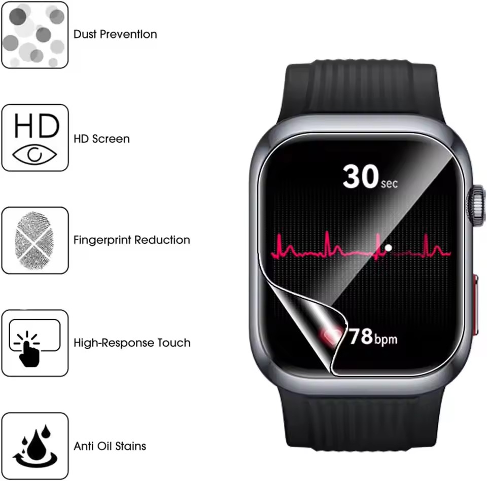 3 adet TPU Hidrojel Filmler Hu - Smartwatch Watch Huawei incelemesi ve fiyatı
